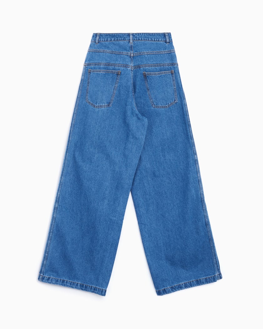 Calças de ganga Wide Leg Relaxed adidas Originals Women's Denim