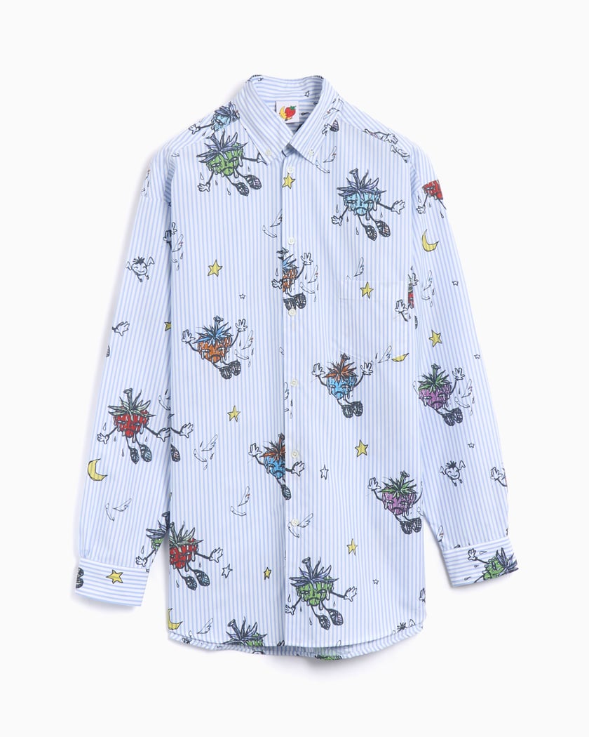 Sky High Farm Workwear Strawbabies Unisex Button Down Shirt