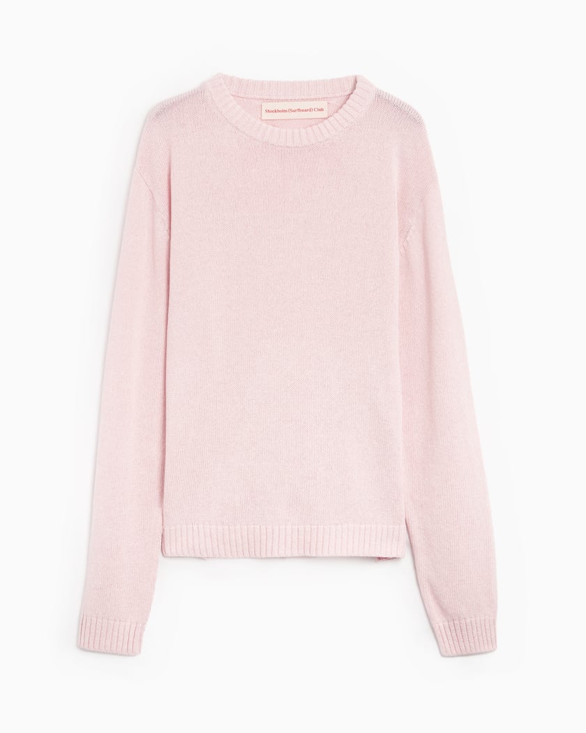 Stockholm (Surfboard) Club Unisex Knit Sweater Unisex Sweater Pink
