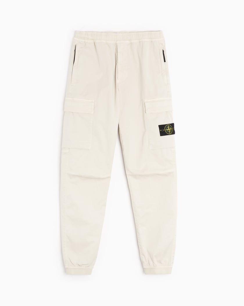 Stone island cargo pants white new arrivals