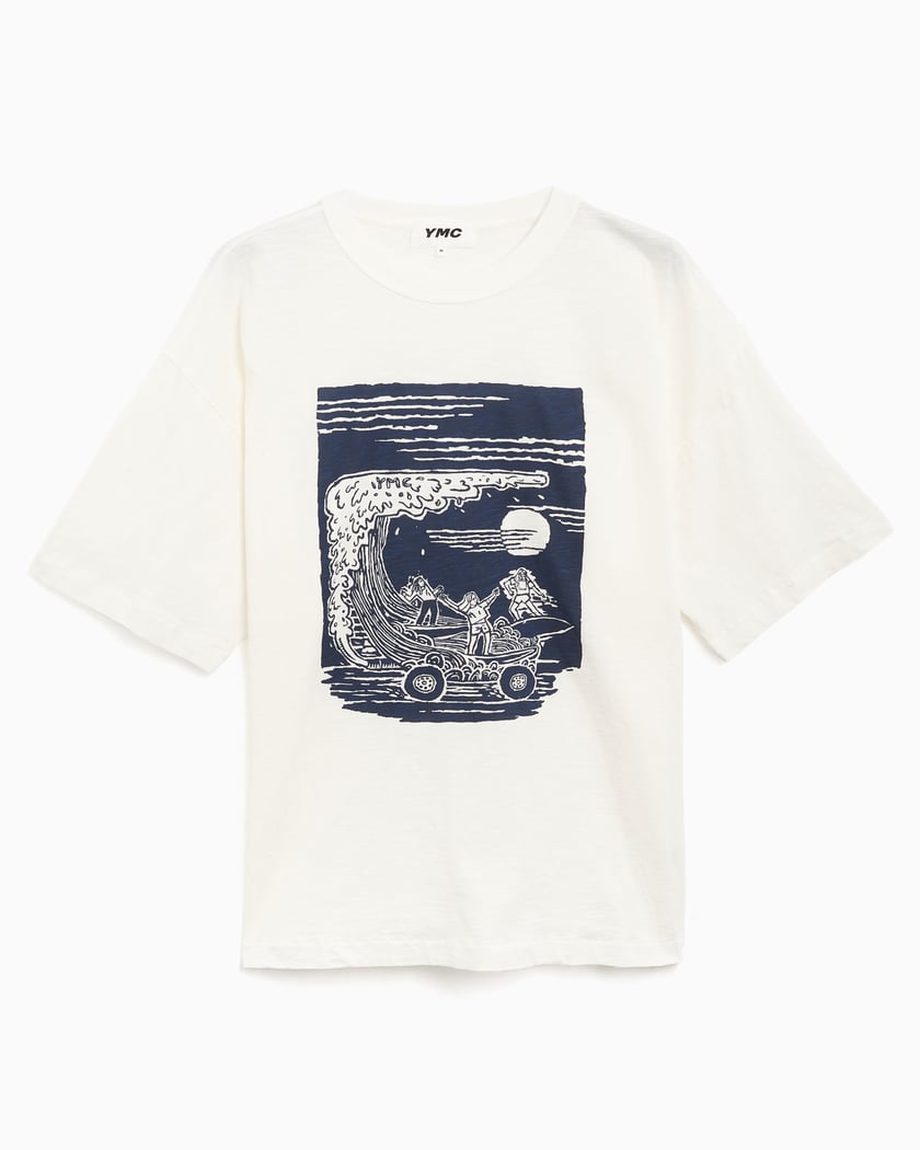 訳あり超特価の通販 Men's Pass Mountain The On YMC T-Shirt P6WAL-WHITE White トップス