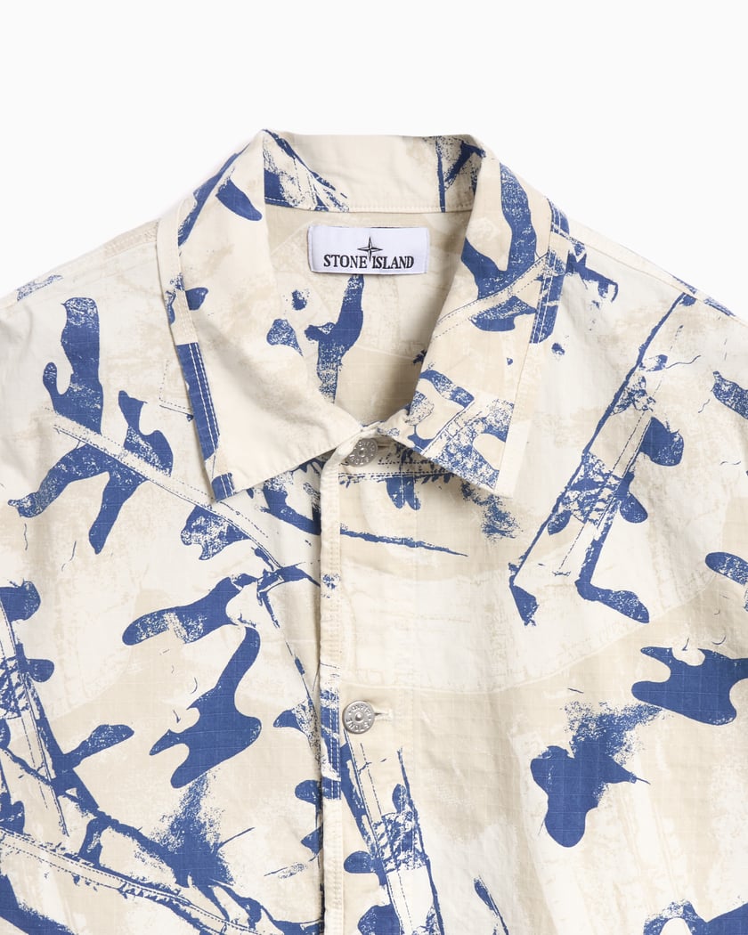 Stone Island Men's Long Sleeve Shirt Beige K1S151100012S00E1