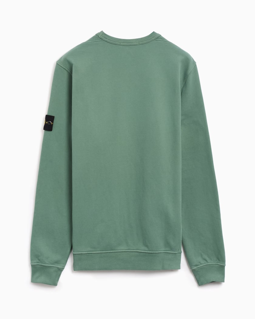 Stone island crew neck green hot sale