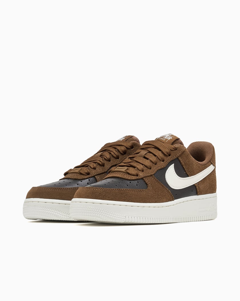 Nike Women's Air Force '07 Black, Brown IO1914-235 FOOTDISTRICT