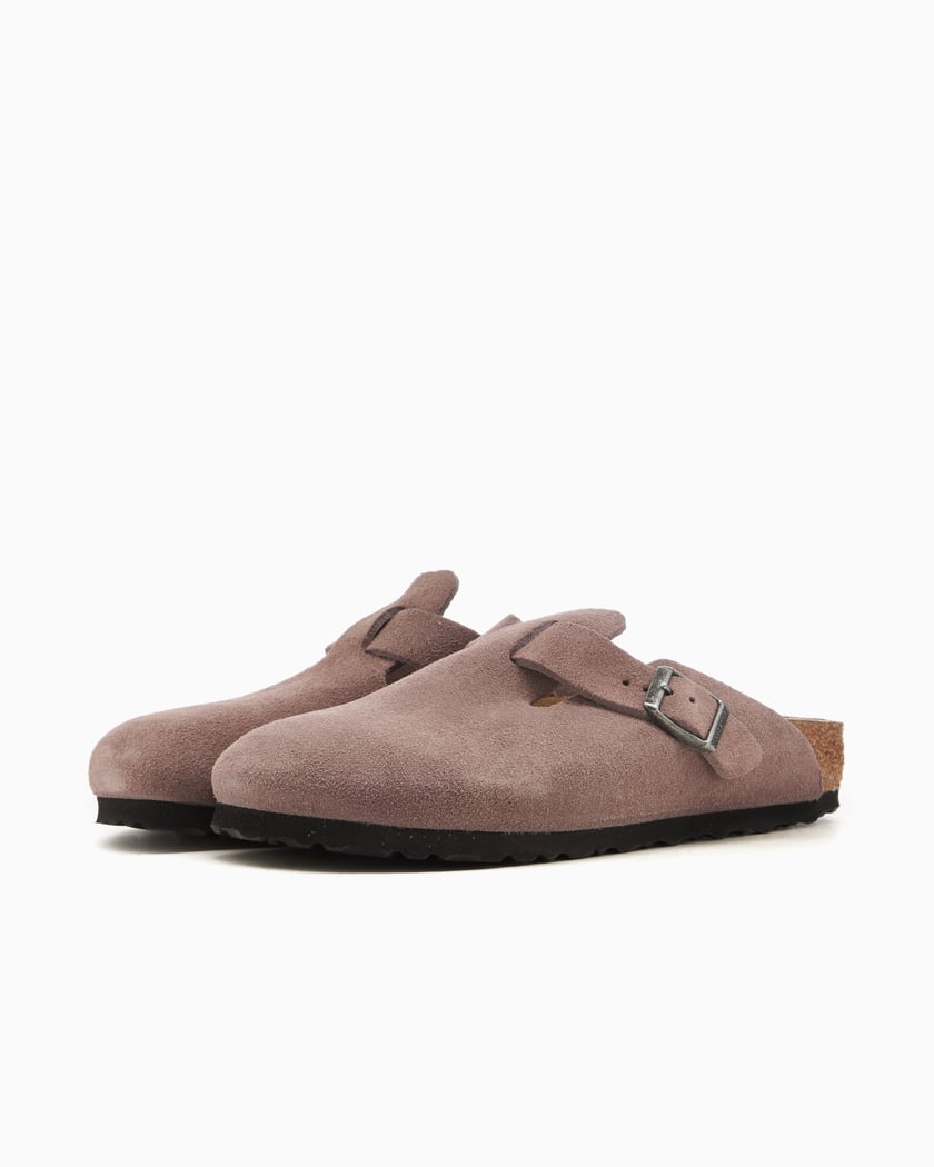 BIRKENSTOCK Boston Suede Leather Narrow