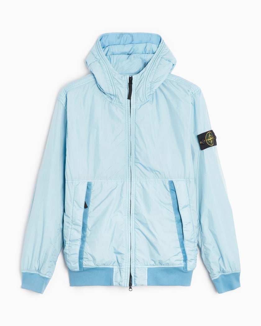 Stone Island Garment Dyed Crinkle Reps NY Men s Jacket Blau 791540823 V0041 FOOTDISTRICT