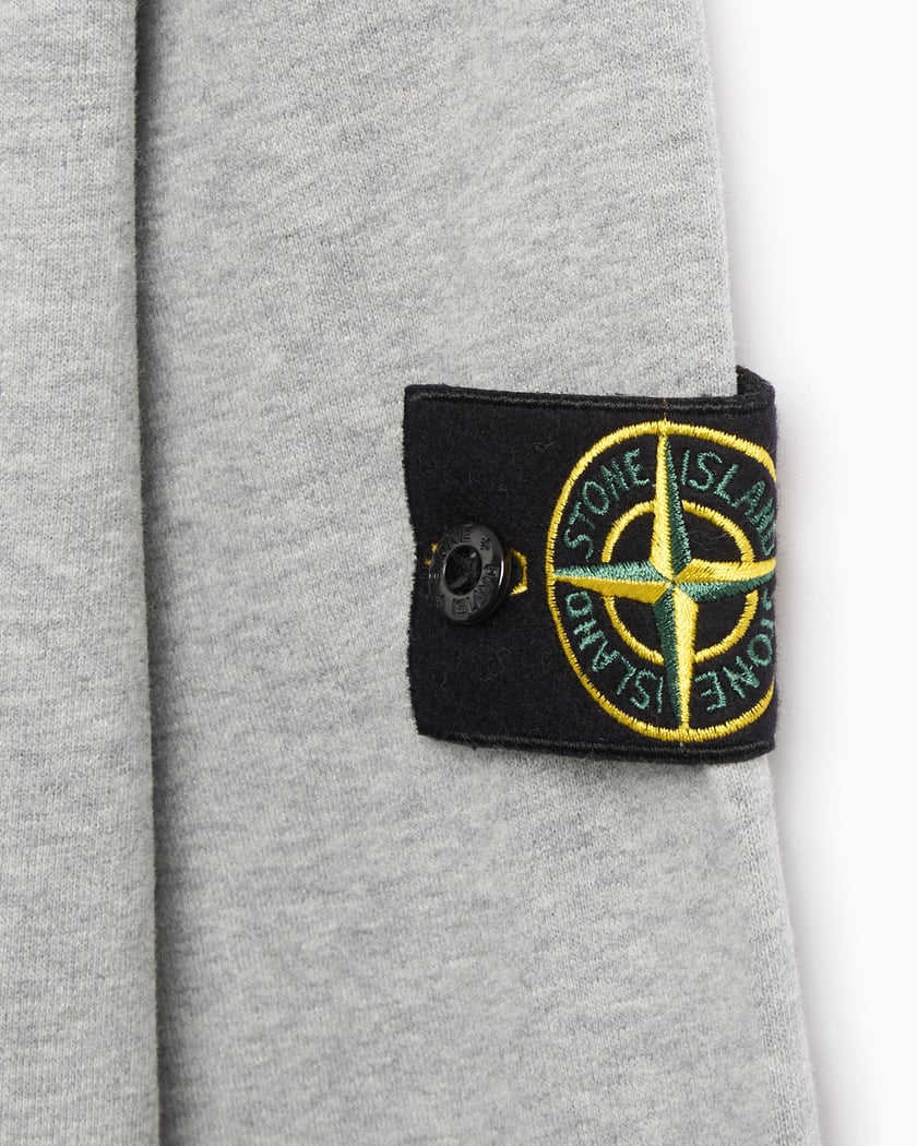 Stone Island Logo Men s Sweatshirt Gray 811562420 V0M64 FOOTDISTRICT