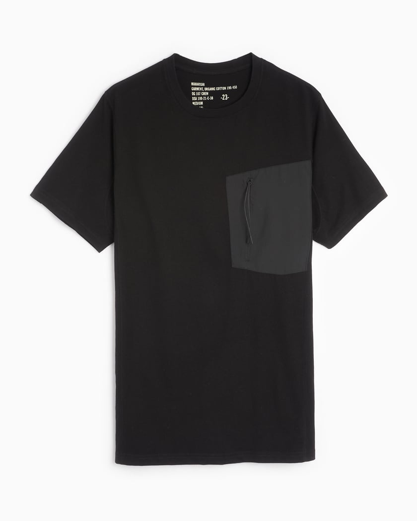 Maharishi Tech Travel Men s T Shirt Zwart 8063 BLACK BLK 108 BLACK