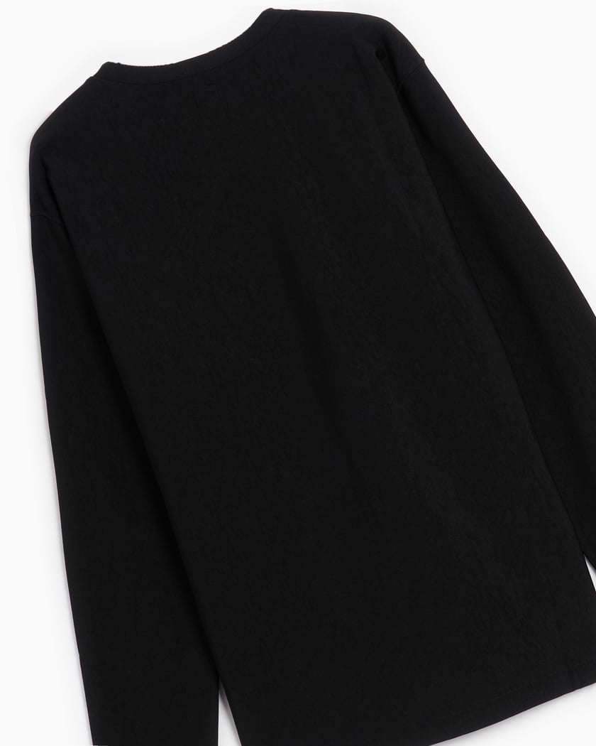 South2 West8 Men's Zipped Pocket Fleece Long Sleeve T-Shirt