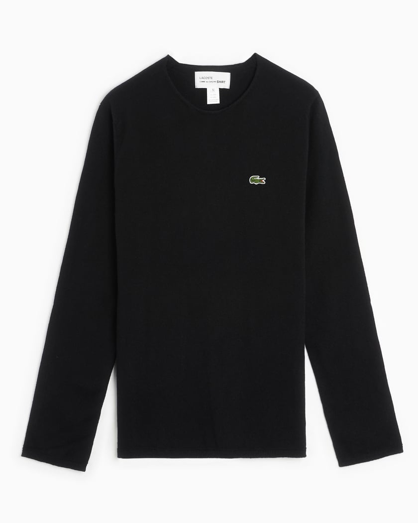 Comme Des Garçons Shirt x Lacoste Men\'s Knit Sweater Black FL-N004-W23-1|  Buy Online at FOOTDISTRICT