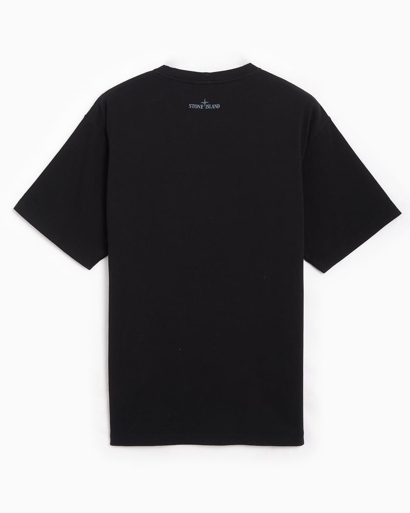 Stone Island Logo Men s T Shirt Black 81152RC87 V0029 FOOTDISTRICT