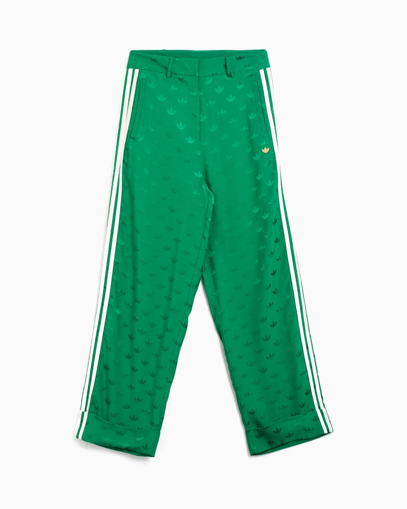 adidas Originals Premium Women s Woven Jacquard Track Pants Groen IX0943 FOOTDISTRICT