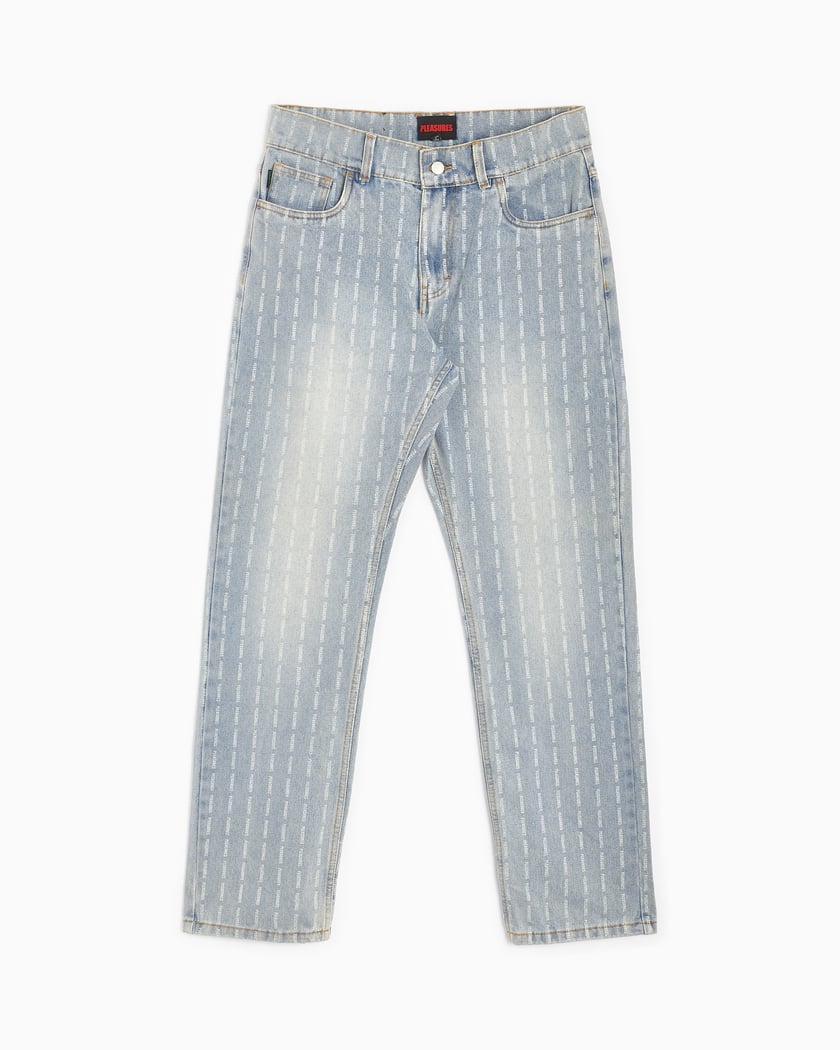 Pinstripe mens jeans discount