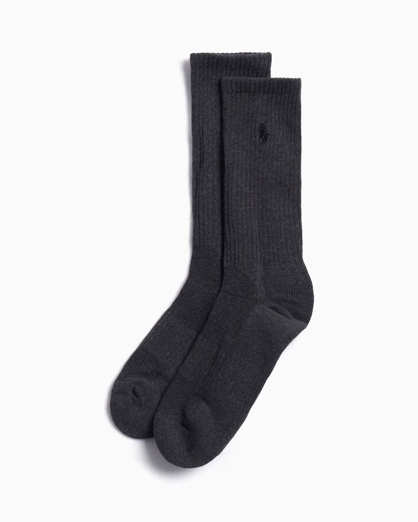Polo Ralph Lauren Embroidered Unisex Socks 6 Pack Black Brown 449958847001 FOOTDISTRICT
