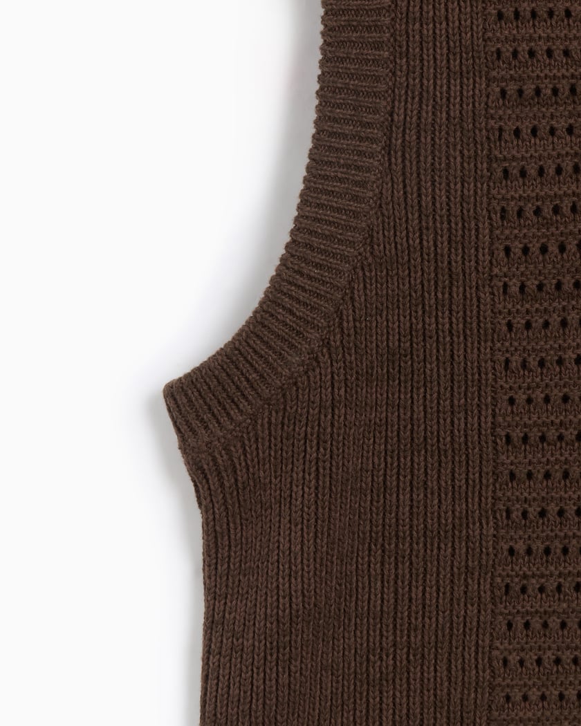 OBEY Clothing Men's Vest Brown 151000097-JVA | FOOTDISTRICT