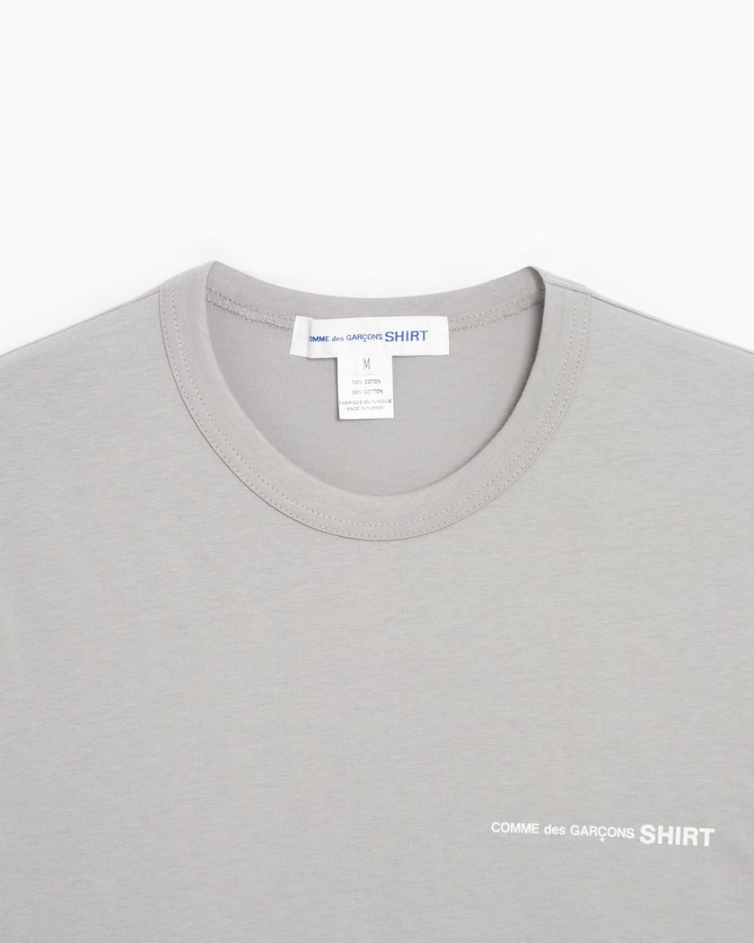 得価お買い得コムデギャルソン shirt grey ロングTシャツ カットソー sizeS Tシャツ/カットソー(七分/長袖)
