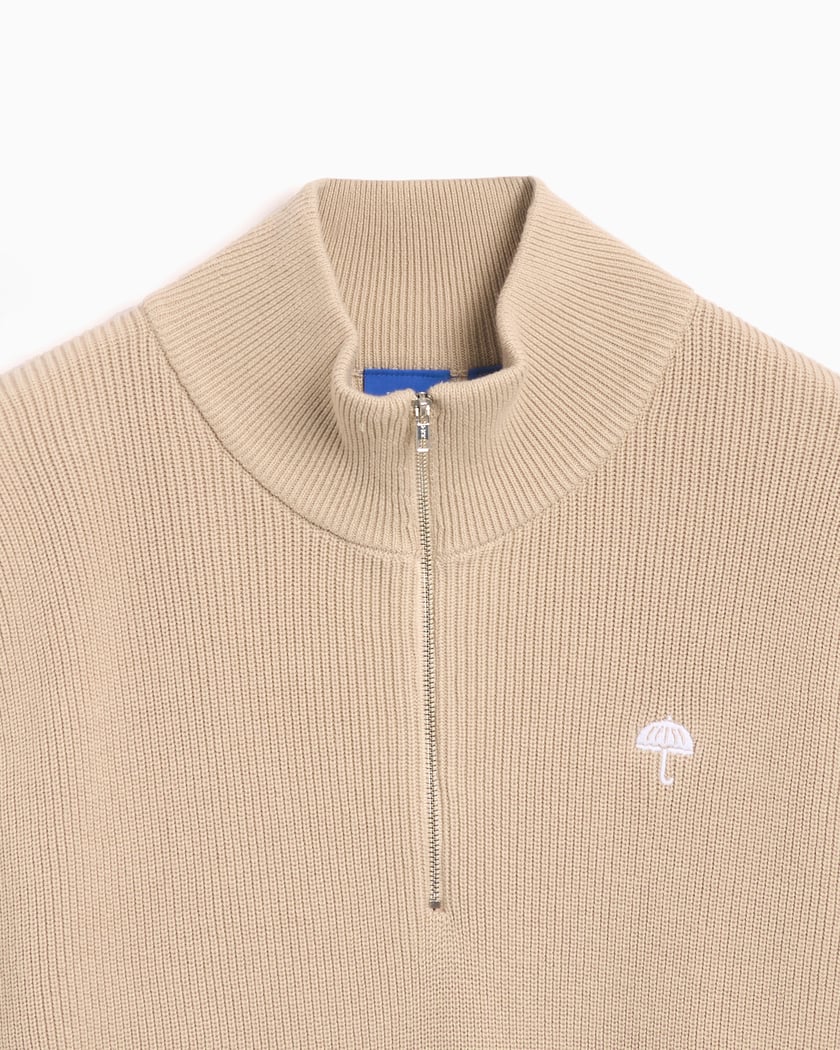 Hélas. Diploma Men's Quarter Zip Knit Sweater