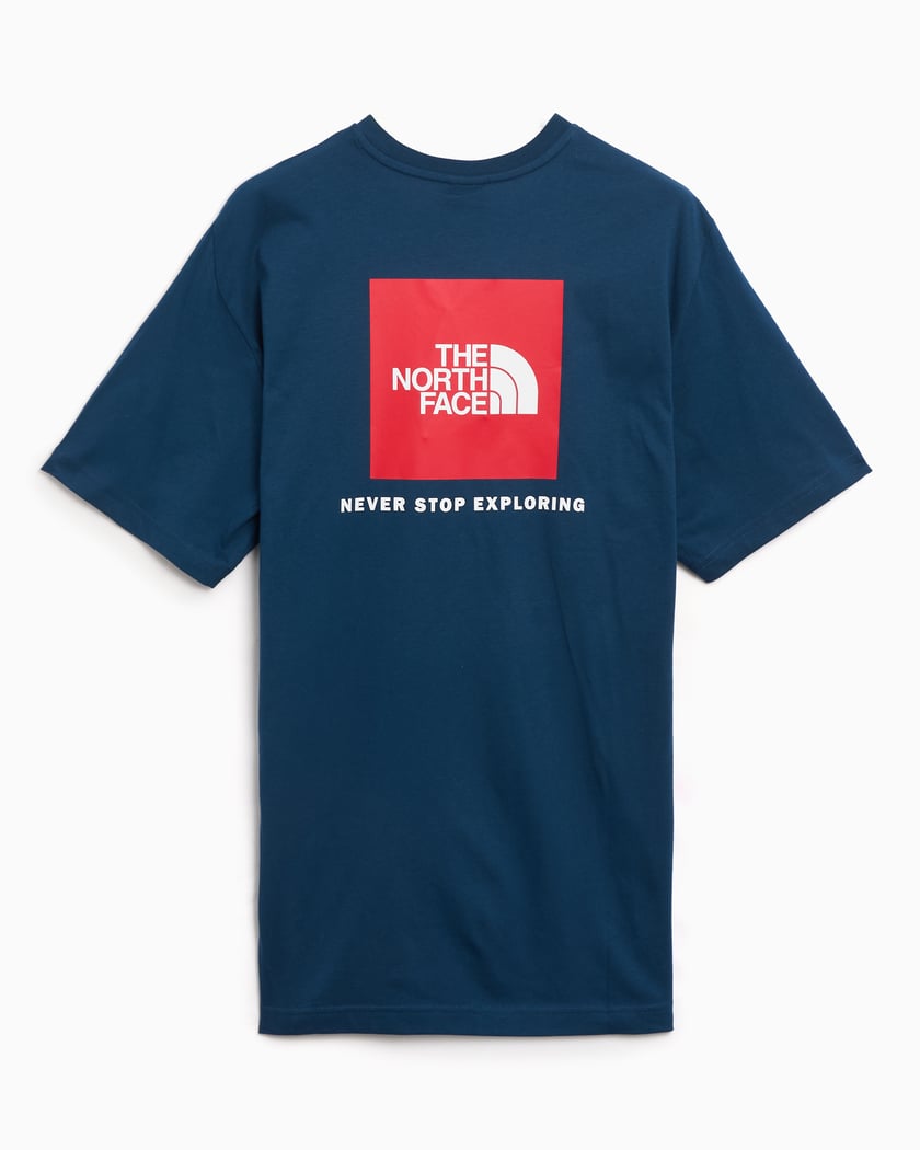 The North Face Redbox Men s T Shirt Blue NF0A87NP9IW1 FOOTDISTRICT