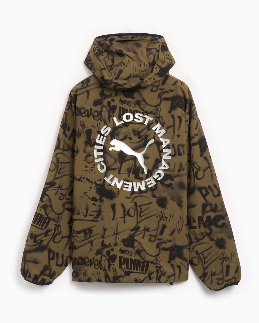 Orange camo puma jacket online