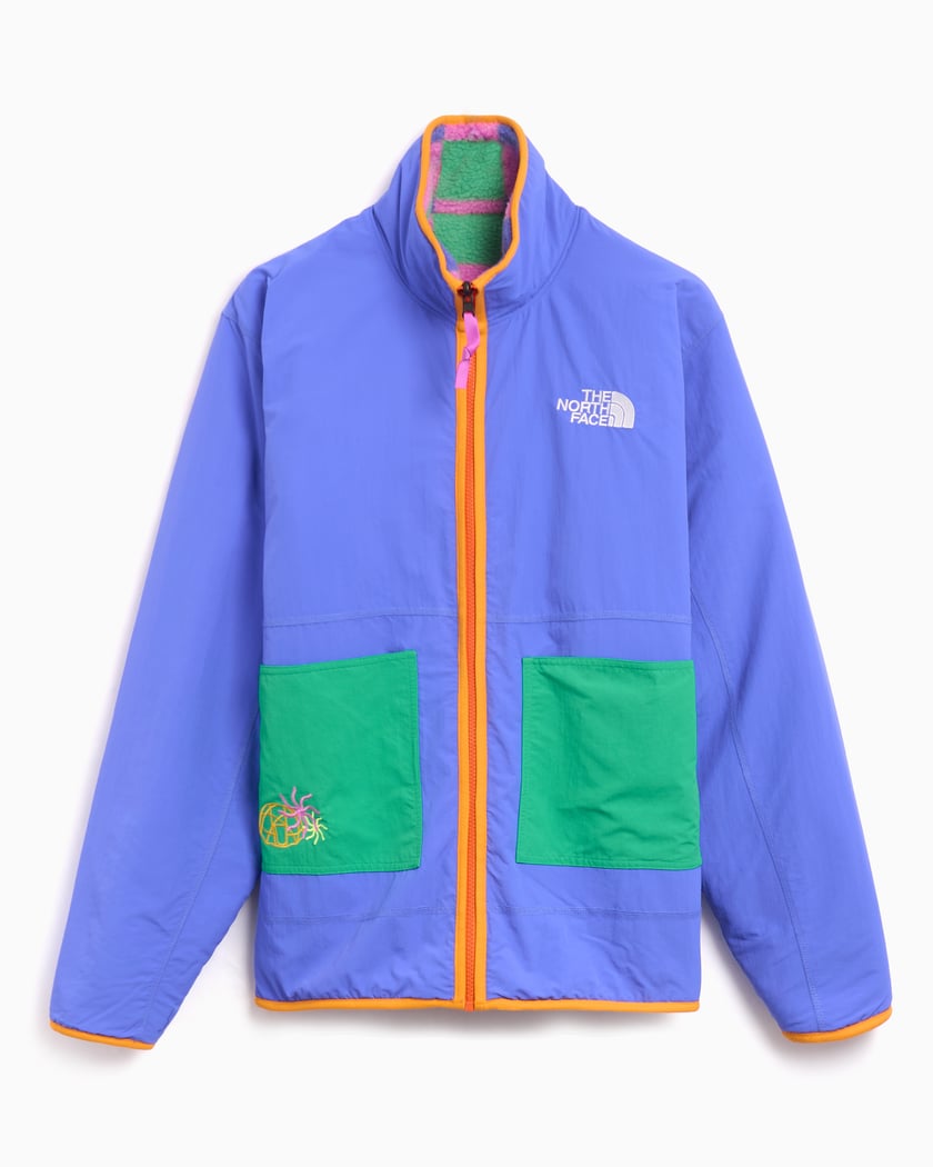 Multi coloured fleece jackets hot sale