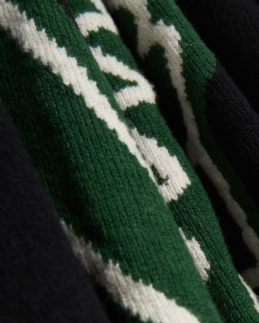 Comme Des Garçons Shirt x Lacoste Men's Knit Sweater Black Comme Des Garçons Shirt x Lacoste Men's Knit Sweater Black