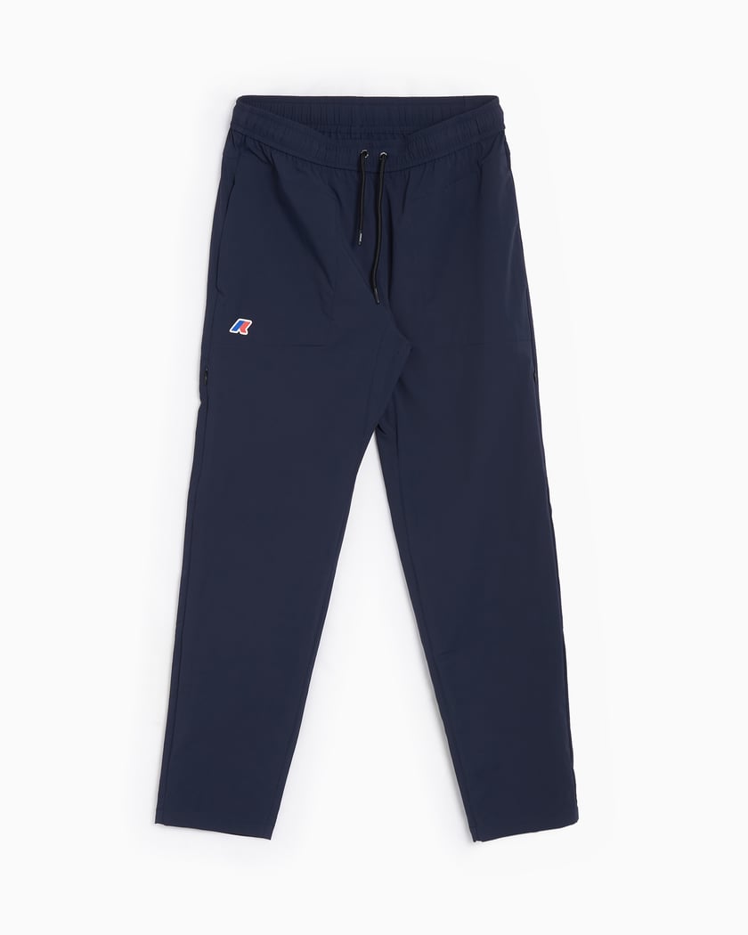 K-Way Med Men's Travel Pants Blue K2125BW-K89 | FOOTDISTRICT