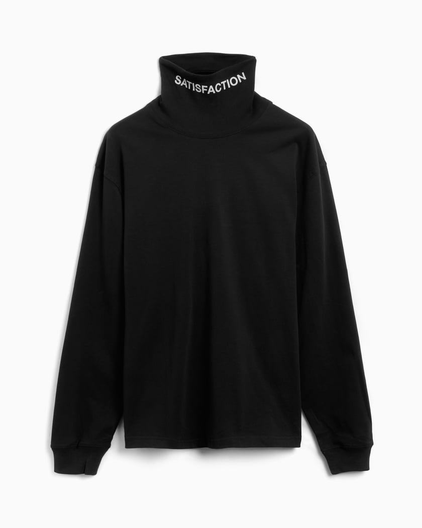 Pleasures Satisfaction Men's Turtleneck Sweater Black