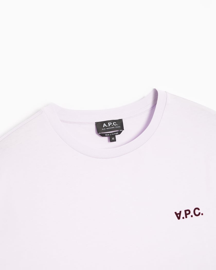 A.P.C. Men's T-Shirt Purple COFDW-H26295-HAD | FOOTDISTRICT