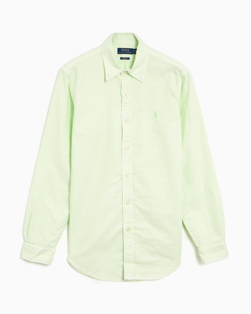 Camisa Polo Ralph Lauren Men's Long Sleeve Shirt para hombre Verde