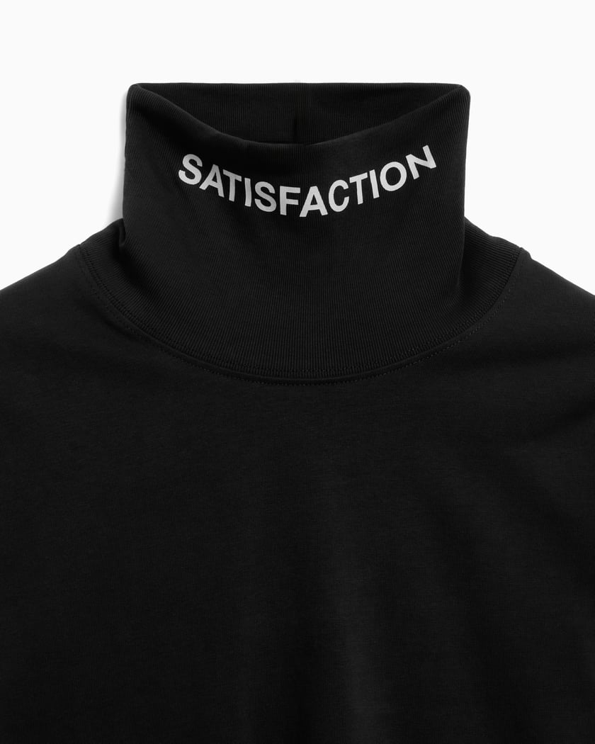 Pleasures Satisfaction Men's Turtleneck Sweater Black