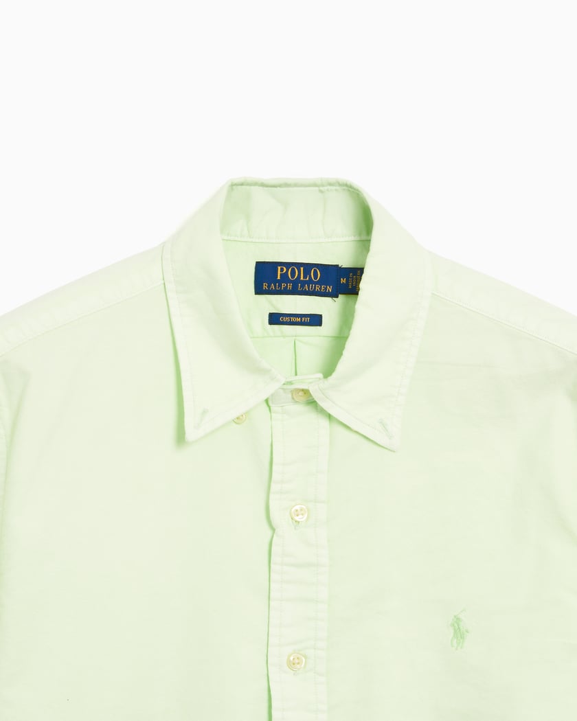 Polo Ralph Lauren Men's Long Sleeve Shirt Green 710968913006