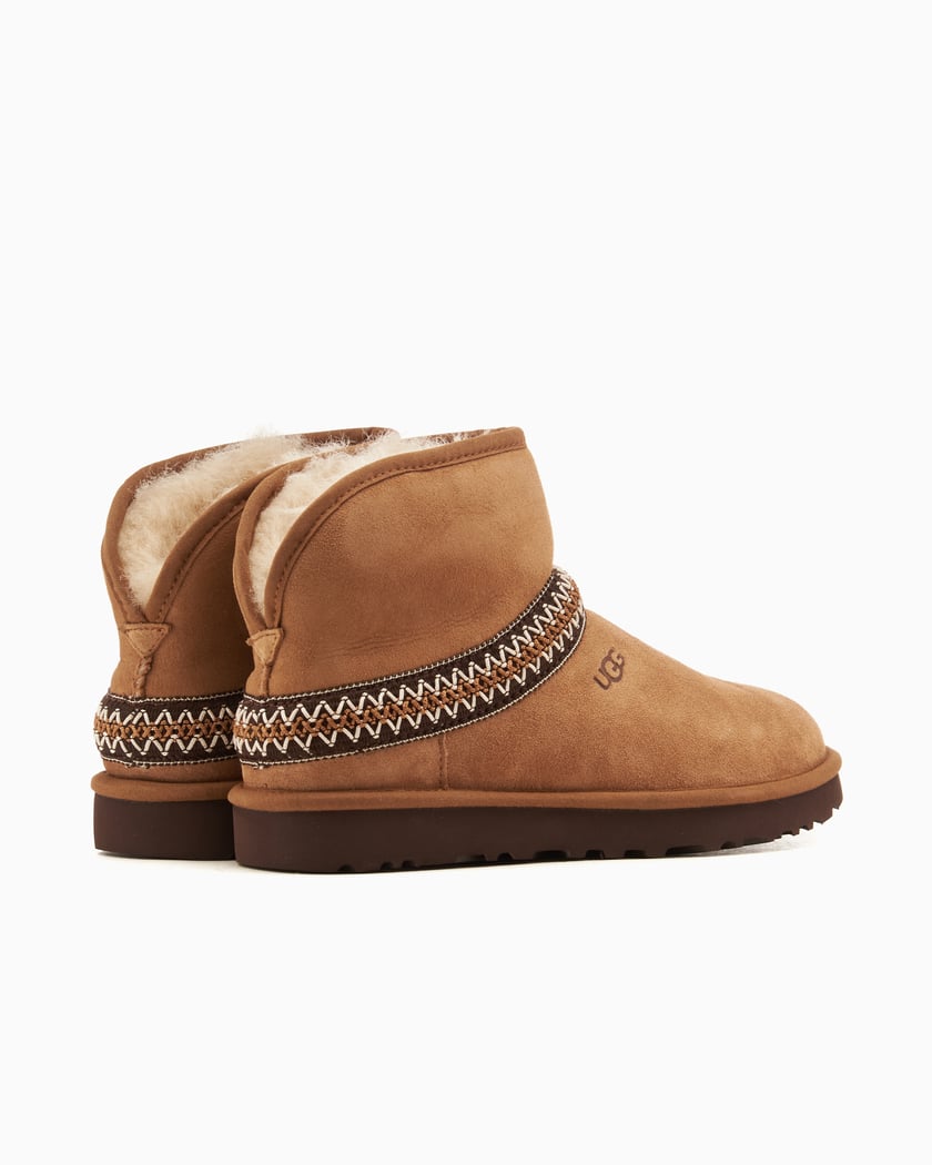 UGG® UGG® Women's Classic Mini Crescent Laarzen voor dames Bruin