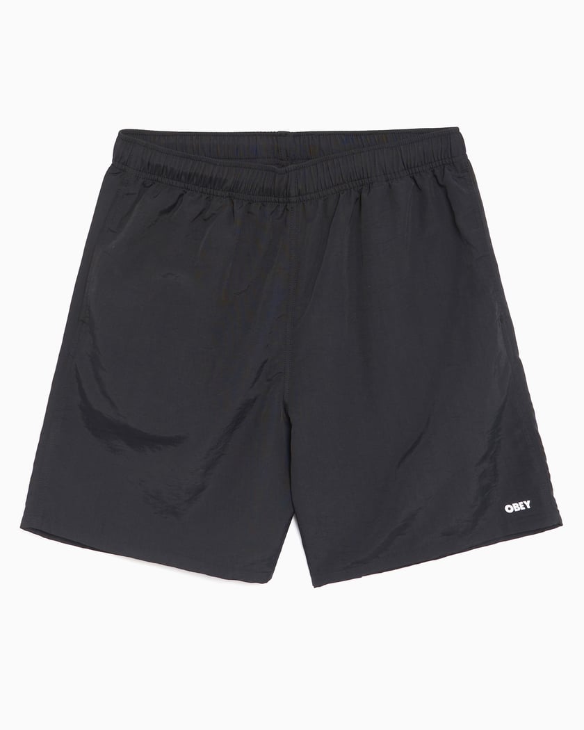 OBEY Clothing Easy Bold Men's Nylon Shorts Black 172120121