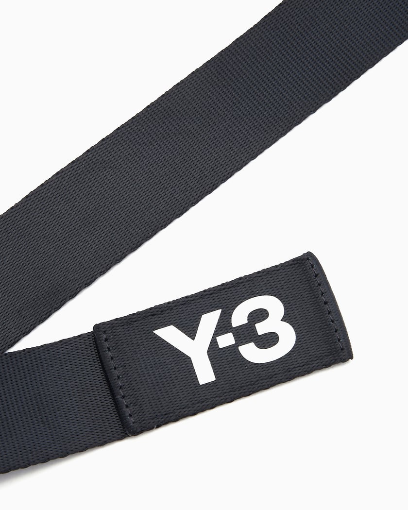 adidas Y 3 Classic Logo Unisex Belt Black GK2074 FOOTDISTRICT