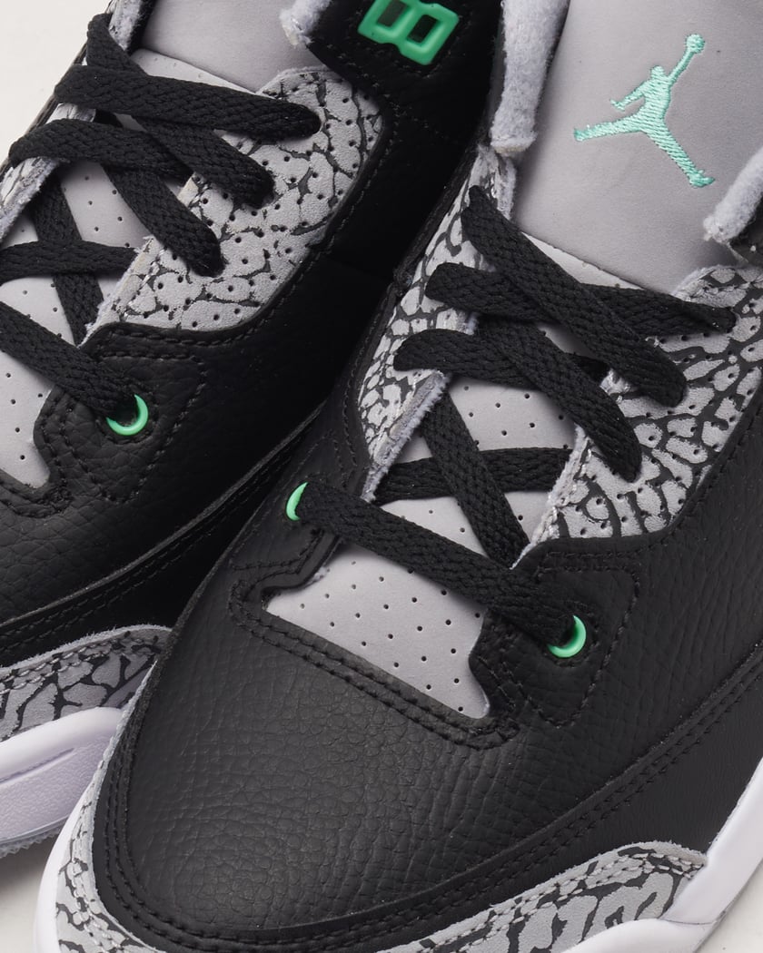 Jordan 3s grey and green store