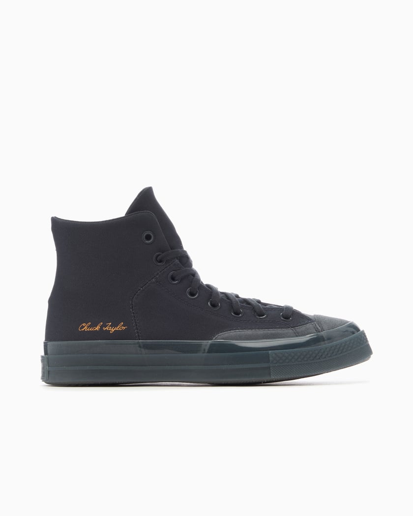 All black mid top converse sales