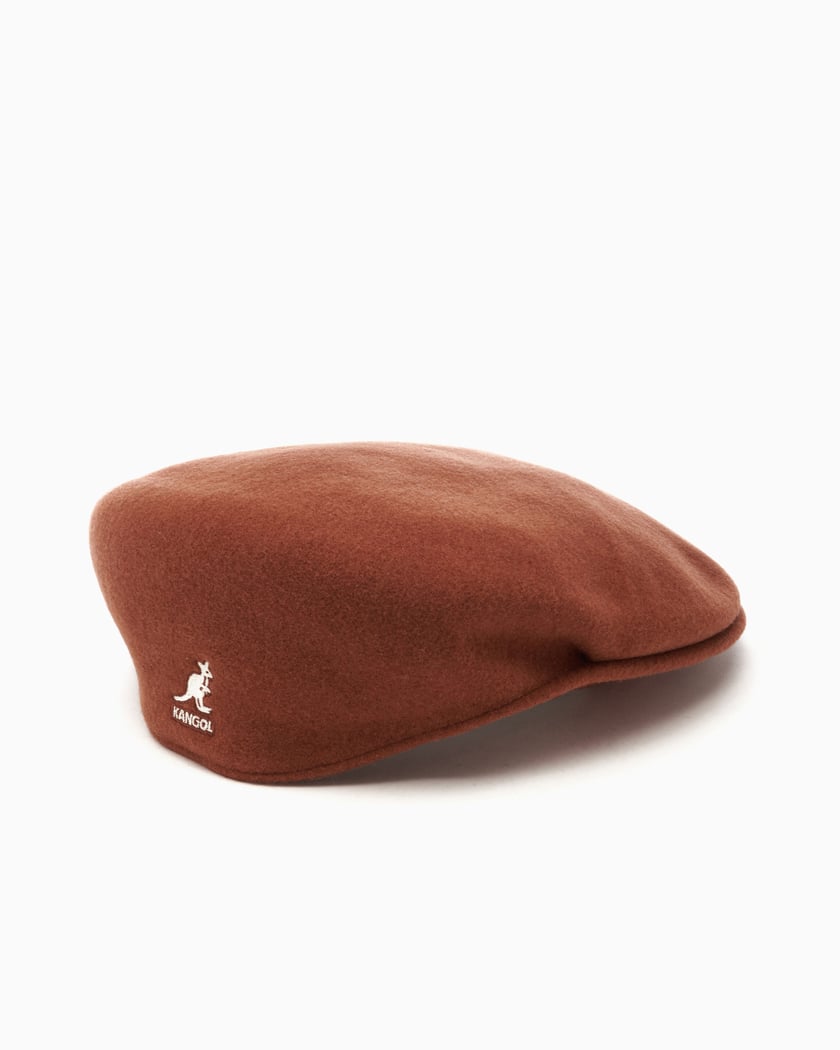 Kangol Wool 504 Unisex Cap Brown 0258BC MH240 FOOTDISTRICT