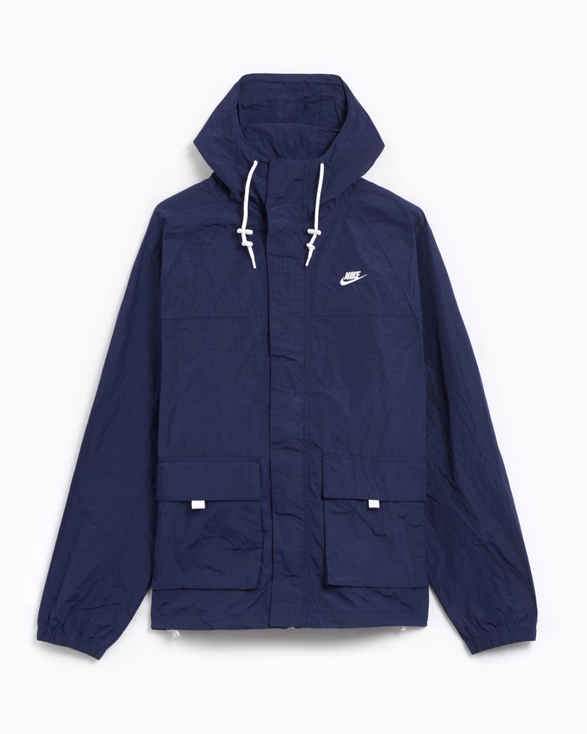 Nike Club Bowline Men's Hooded Jacket Blue FN3108-410 | FOOTDISTRICT