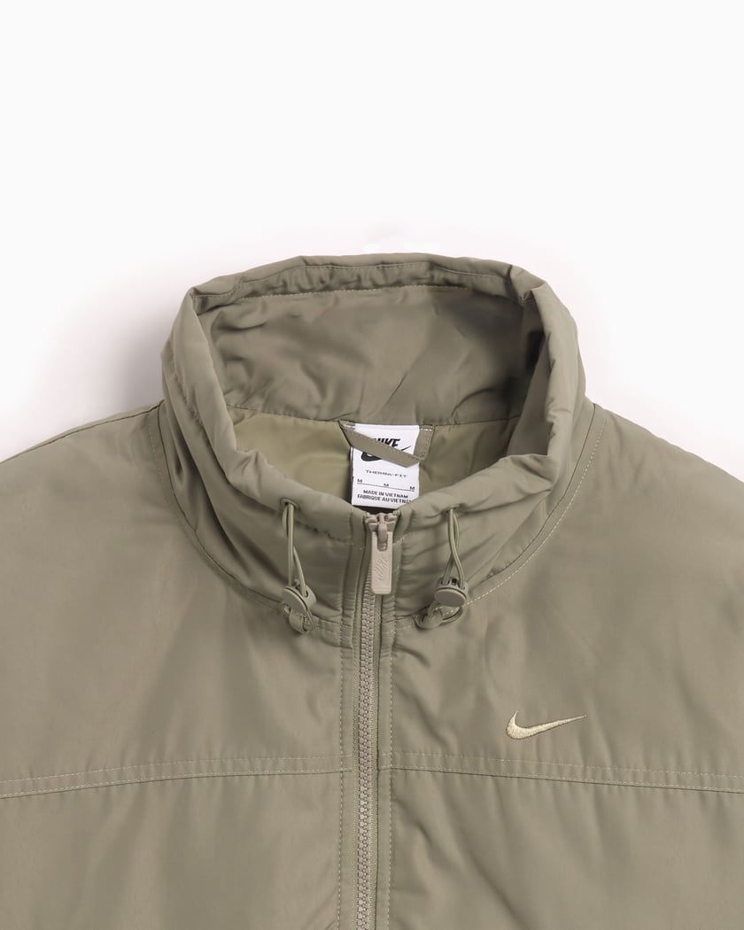 Vintage Nike Jacke Khaki Damen Nike Solo Swoosh Woven Track Jacket