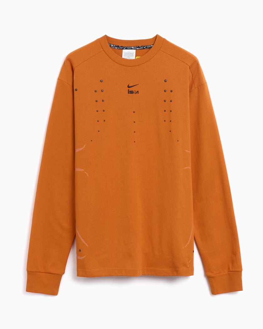 Nike ISPA Unisex Long Sleeve T-Shirt Orange HJ9086-813