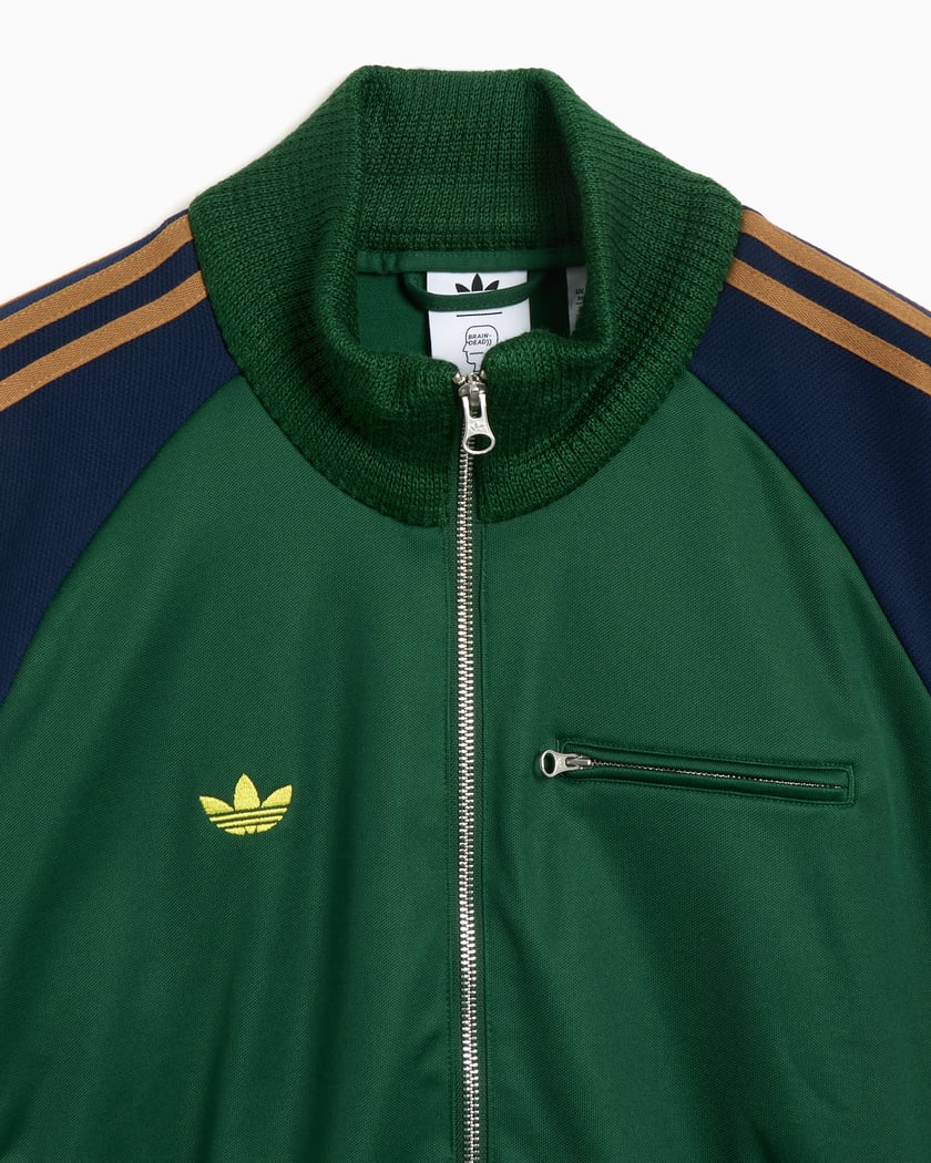 adidas Originals x Brain Dead Unisex Zip-Up Sweatshirt Green