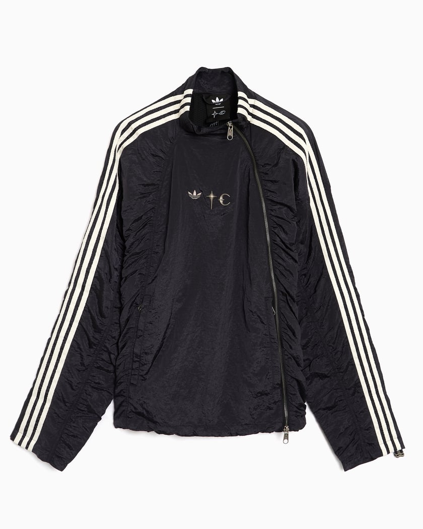adidas×ThugClub Jacket TrackJacket Black adidas Originals x Thug Club Woven Logo Relaxed Unisex Track