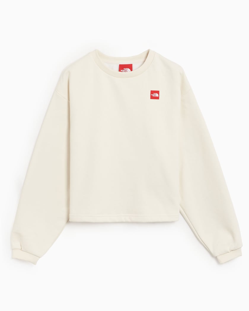 The North Face Red Box Crop Women's Sweatshirt White