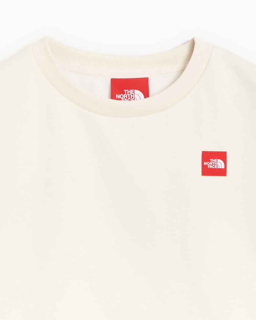 The North Face Red Box Crop Women's Sweatshirt White