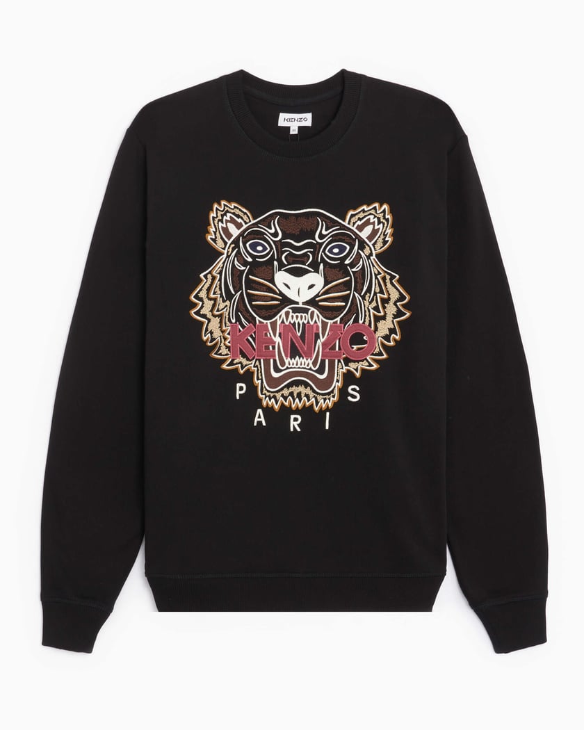 Kenzo Tiger Original Men s Sweatshirt Black FB65SW1234XA 99 Buy