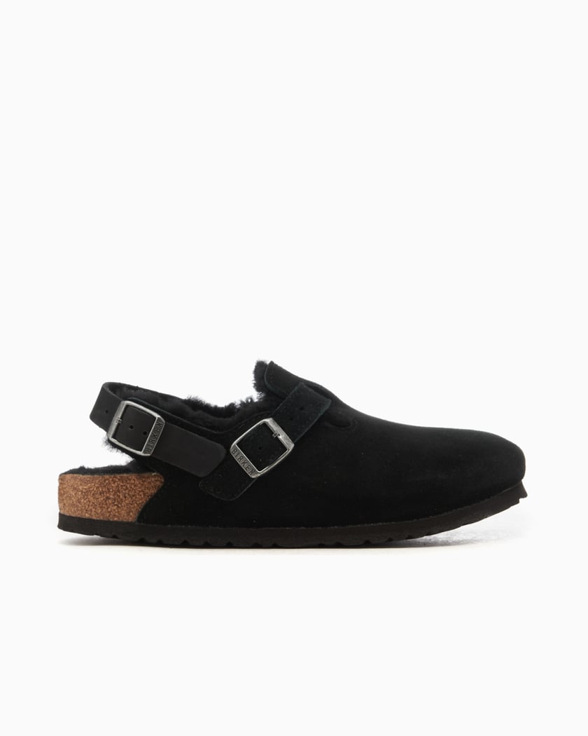 BIRKENSTOCK Tokio Inside Shearling Suede Leather Narrow