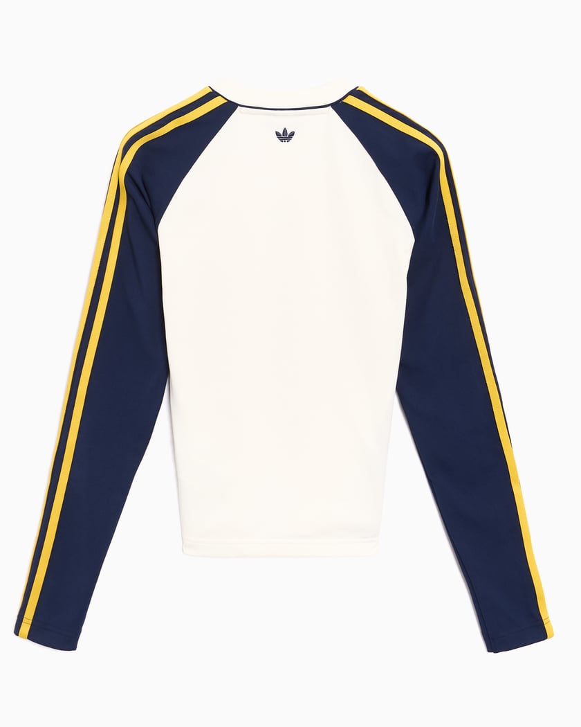 adidas Originals x Miaou Long-Sleeved Slim Women's T-Shirt Blue