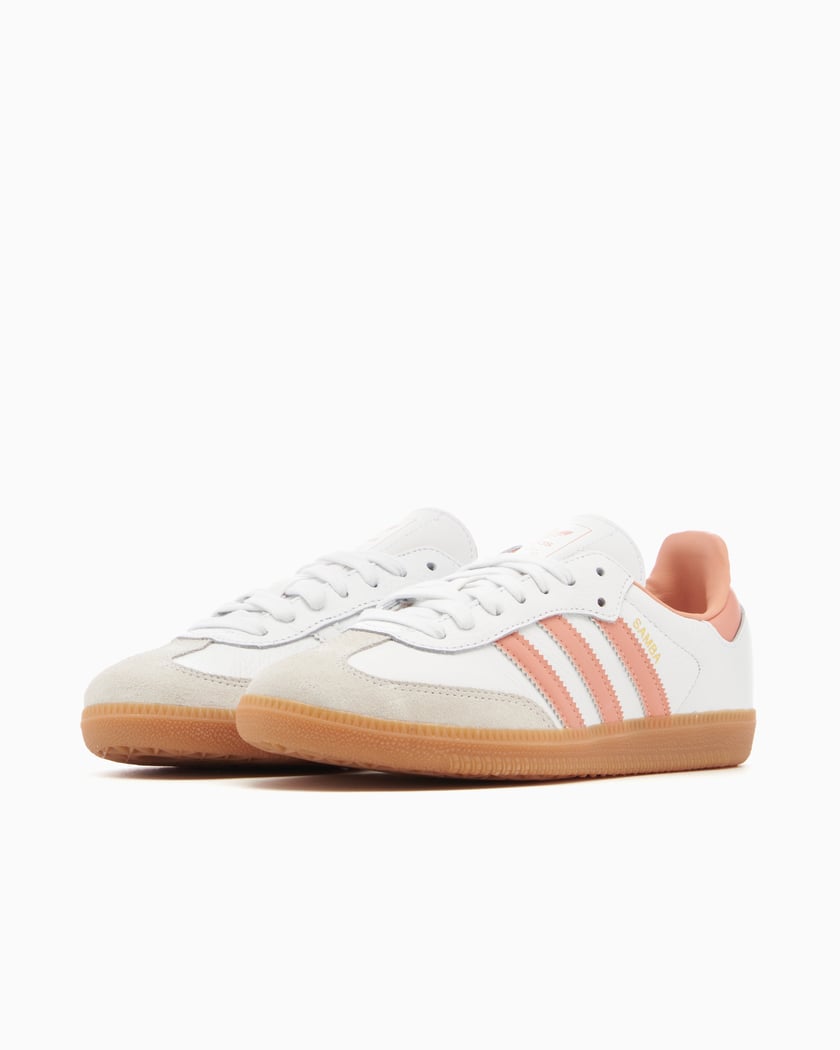 Adidas samba rose blanche best sale