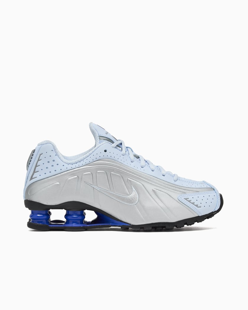 靴 NIKE shox r4 blue 27cm Nike Shox R4 Blue Void Metallic Silver Black AR3565-400