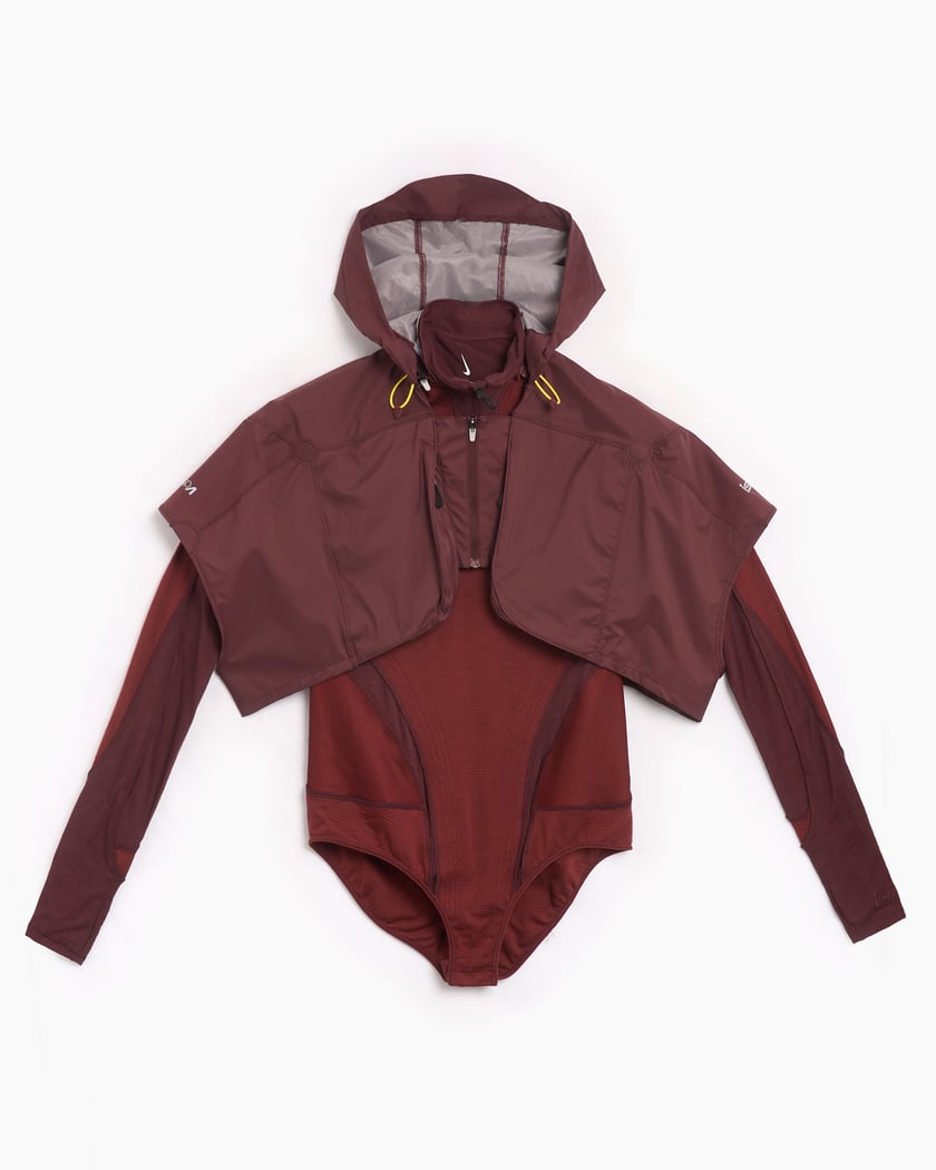 Nike ISPA NRG Women s Bodysuit Burgundy FV5012 619 FOOTDISTRICT